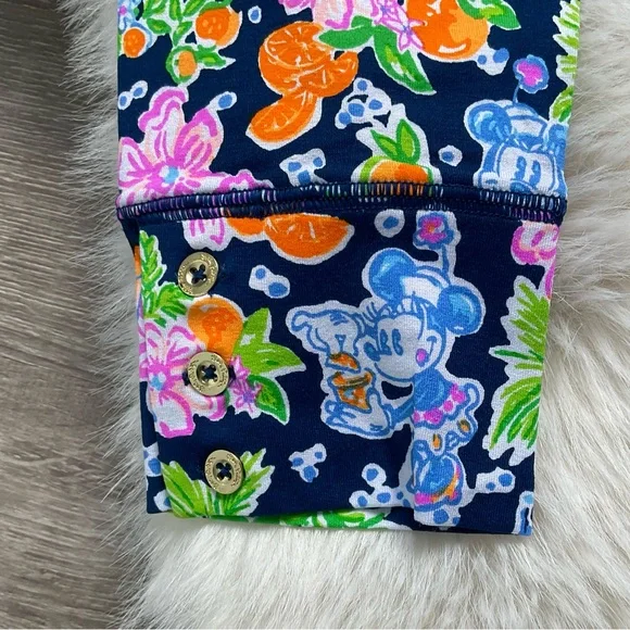 💗 LILLY PULITZER Sophie Dress Aegean Navy Lilly Loves Disney - Picture 6 of 8